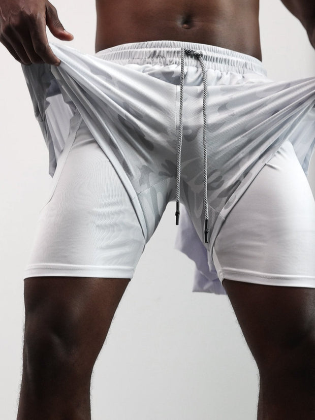 Evolution 2-in-1 Mesh Shorts mit Innenfutter