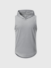 Ärmelloses T-shirt mit Kapuze