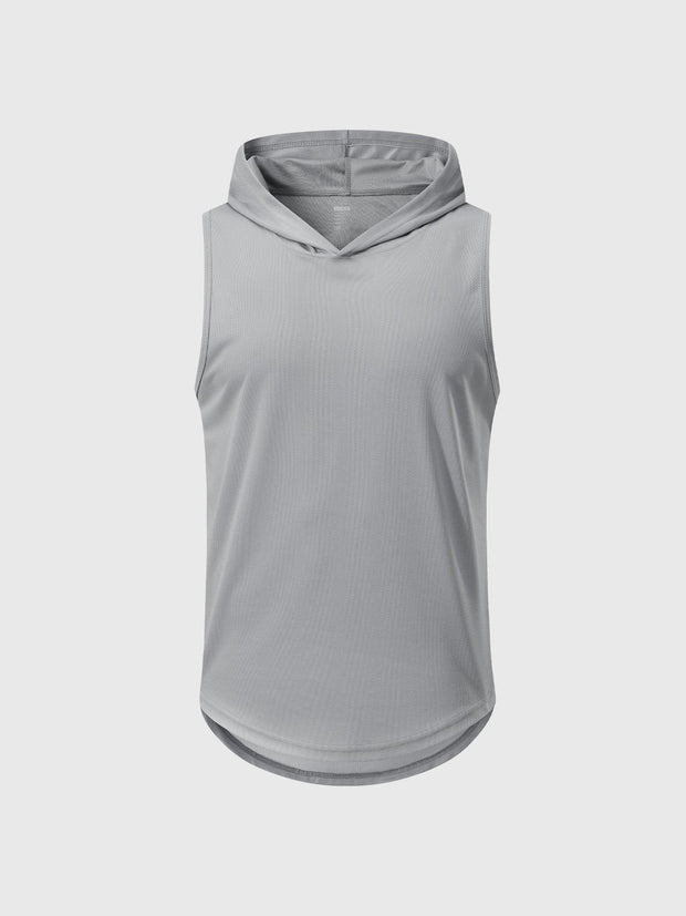 Ärmelloses T-shirt mit Kapuze