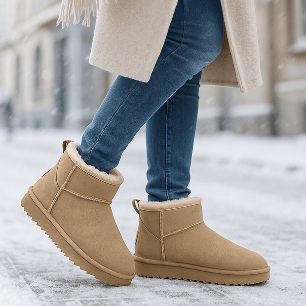 Damen-Stiefeletten mit Wildleder-Effekt - Nalvine