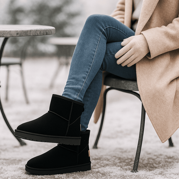 Damen-Stiefeletten mit Wildleder-Effekt - Nalvine
