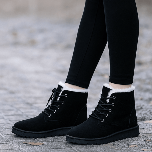 Winterstiefel mit Samtbezug - Alvine