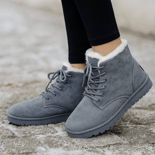 Winterstiefel mit Samtbezug - Alvine