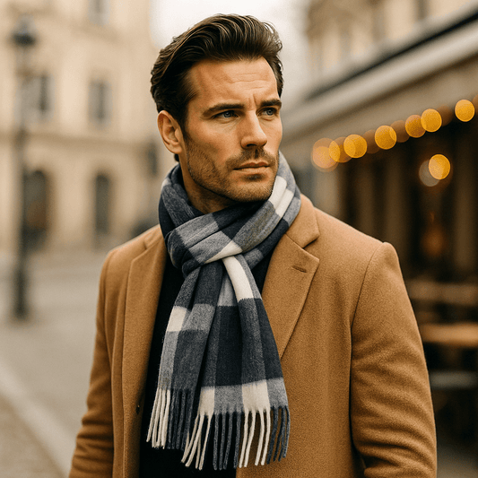 Herrenschal aus warmer und klassischer Mischung - Emeric