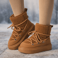 Gepolsterte Stiefel mit Plateausohle - Melvine