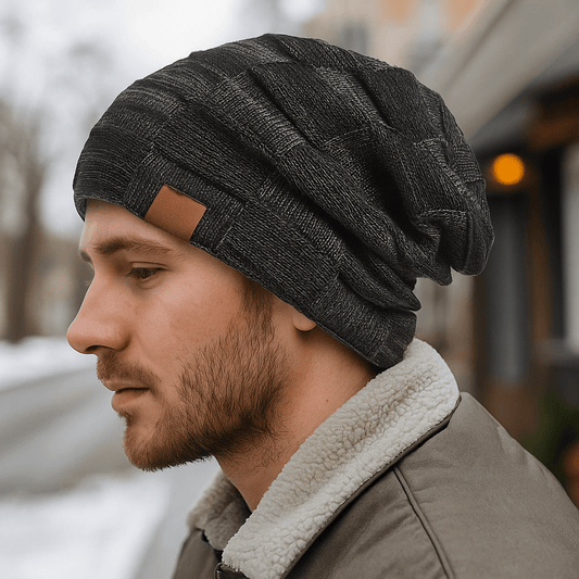 Unisex Thermomütze mit Strickeffekt - Mevall