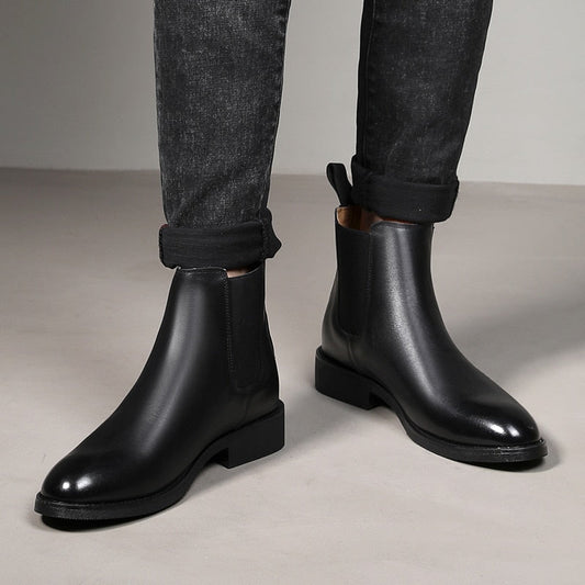 Lederstiefeletten für Männer mit italienischem Design - Arveon